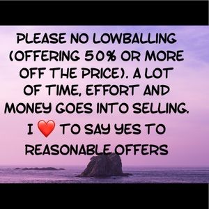 No lowballing